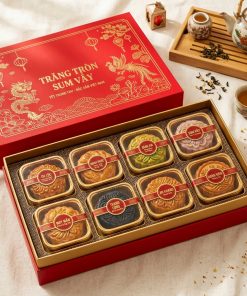Bánh Tuyết Matcha Nhân Đậu Đỏ Chay
